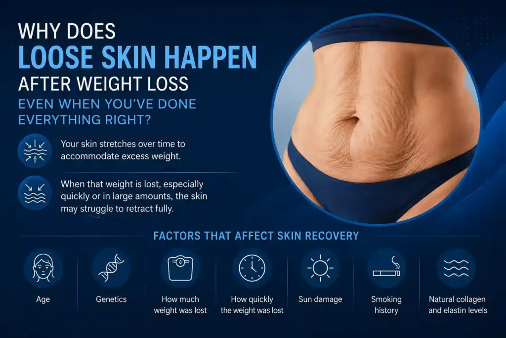 Why Does Loose Skin Happen After Weight Loss Even When You’ve Done Everything Right Bushey?