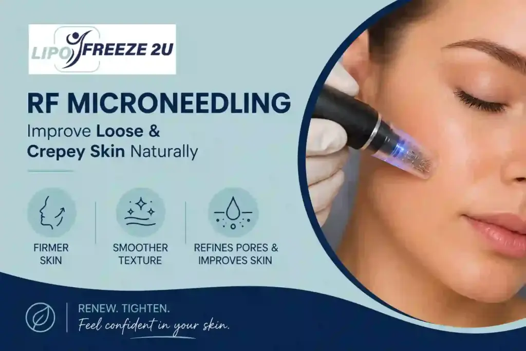 Can RF Microneedling Help Improve Loose and Crepey Skin Bushey?
